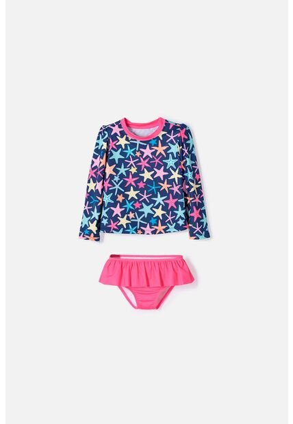 Conjunto De Baño De Littlemic Multicolor Para Niña 2T A 6T 3T