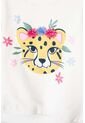 Buzo De LittleMic Marfil De Diseño Cerrado Para Niña 2T A 5T 3T de LittleMic