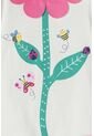 Camiseta Littlemic Marfil Cuello Redondo Para Niña 2T A 5T 2T de LittleMic