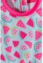 Vestido De Baño LittleMic Con Gorro Azul Y Fucsia Para Bebé Niña 9-12 de LittleMic