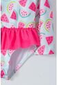 Vestido De Baño LittleMic Con Gorro Azul Y Fucsia Para Bebé Niña 9-12 de LittleMic