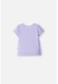 Camiseta De Littlemic Manga Corta Lavanda Para Niña 2T A 5T 4T de LittleMic