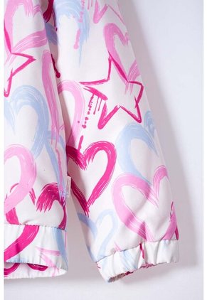Chaqueta LittleMic Multicolor Con Cierre Ajustable En Frente Para Niña 2T A 5T 3T