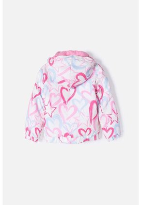 Chaqueta LittleMic Multicolor Con Cierre Ajustable En Frente Para Niña 2T A 5T 3T