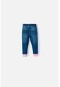 Jegging De LittleMic Indigo Oscuro Para Bebé Niña 3-6 de LittleMic