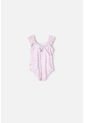 Vestido De Baño De Littlemic Rosado Para Niña 2T A 5T 4T de LittleMic