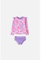 Vestido De Baño LittleMic Multicolor De Dos Piezas Para Niña 2T A 5T 3T de LittleMic