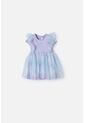 Vestido De Littlemic Manga Corta Lavanda Para Bebé Niña 6-9 de LittleMic