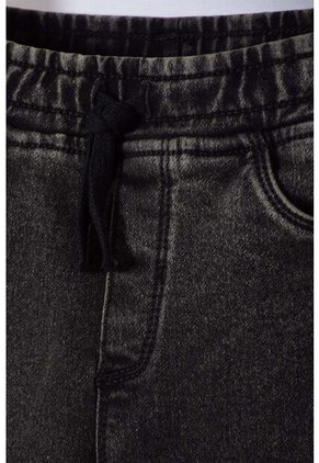 Jogger De Littlemic Con Bolsillos Negro Para Niño 2T A 5T 2T