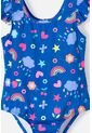Vestido De Baño De Littlemic Azul Para Niña 2T A 5T 4T de LittleMic