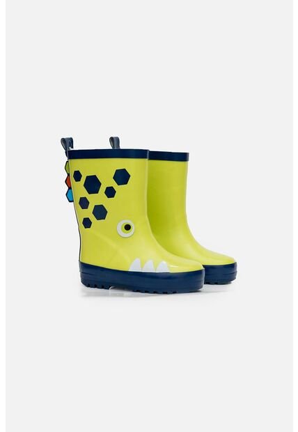 Botas De Lluvia De LittleMic Verdes Para Niño 25