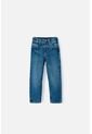 Jean LittleMic En Denim Tono Medio Cinco Bolsillos Para Niño 2T A 5T 5T de LittleMic