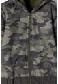 Chaqueta Littlemic Con Cierre Verde Militar Niño 2T A 5T 3T de LittleMic