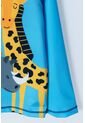 Conjunto De Baño LittleMic Estampado  Azul Claro Y Oscuro Para Bebé Niño 6-9 de LittleMic