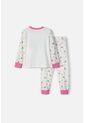 Pijama De Littlemic Con Pantalón Largo Marfil Y Rosado Para Niña 2T A 5T 5T de LittleMic