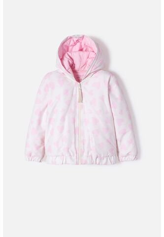 Chaqueta LittleMic Multicolor Con Cierre Frontal Para Niña 2T A 5T 4T LittleMic