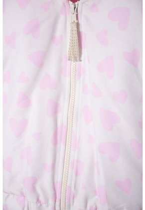 Chaqueta LittleMic Multicolor Con Cierre Frontal Para Niña 2T A 5T 4T