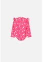 Vestido De Baño De Littlemic Manga Larga Multicolor Para Niña 2T A 5T 5T de LittleMic
