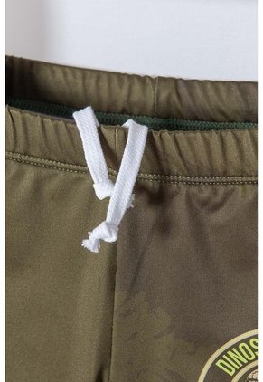 Conjunto De Baño LittleMic Verde De Camiseta Manga Larga Para Niño 2T A 5T 5T