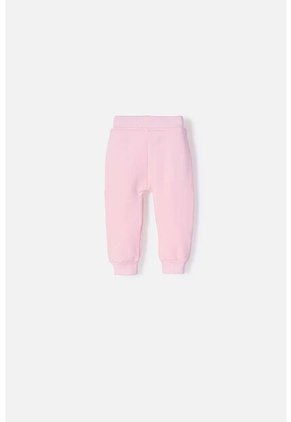Jogger De Littlemic Con Cintura Elástica Rosado Para Bebé Niña 6-9