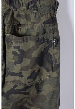 Bermuda De Littlemic Con Cordón Verde Para Niño 2T A 5T 3T