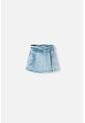 Falda De Littlemic Denim Azul Para Niña 2T A 5T 3T de LittleMic