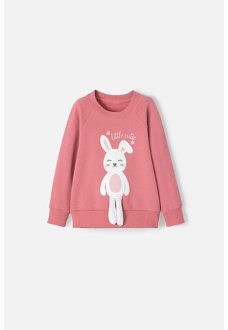 Buzo De LittleMic Cerrado Rosa Viejo Para Niña 2T A 5T 4T LittleMic