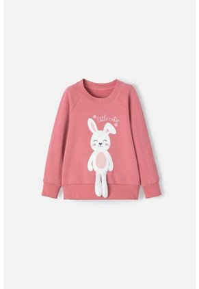 Buzo De LittleMic Cerrado Rosa Viejo Para Niña 2T A 5T 4T