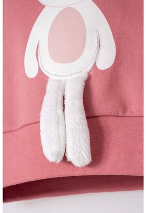 Buzo De LittleMic Cerrado Rosa Viejo Para Niña 2T A 5T 4T