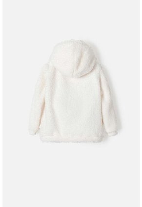 Buzo LittleMic Cerrado Marfil Para Niña 2T A 5T 5T