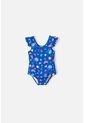 Vestido De Baño De Littlemic Azul Para Niña 2T A 5T 3T de LittleMic