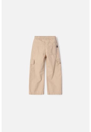 Jogger De Littlemic Con Cordón Caqui Para Niña 2T A 5T 5T