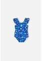 Vestido De Baño De Littlemic Azul Para Niña 2T A 5T 3T de LittleMic