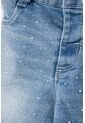 Short De Littlemic Con Bolsillos Azul Para Niña 2T A 5T 3T de LittleMic