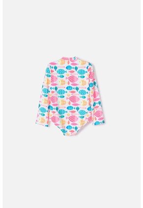 Vestido De Baño Del Littlemic Multicolor Para Niña 2T A 5T 5T
