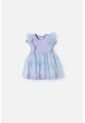 Vestido De Littlemic Manga Corta Lavanda Para Bebé Niña 12-18 de LittleMic