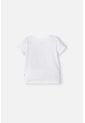 Camiseta LittleMic Marfil Manga Corta Para Niña 2T A 5T 2T de LittleMic