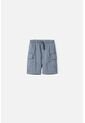 Bermuda De Littlemic Con Bolsillos Gris Para Niño 2T A 5T 4T de LittleMic