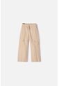 Jogger De Littlemic Con Cordón Caqui Para Niña 2T A 5T 4T de LittleMic