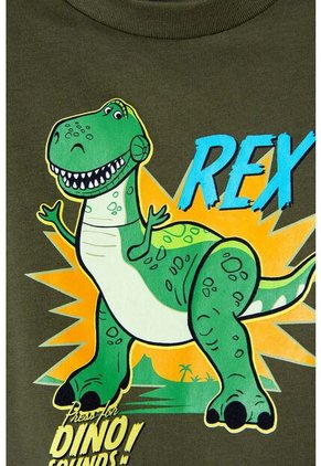 Camiseta De LittleMic Manga Corta Verde Para Niño 2T A 5T 2T