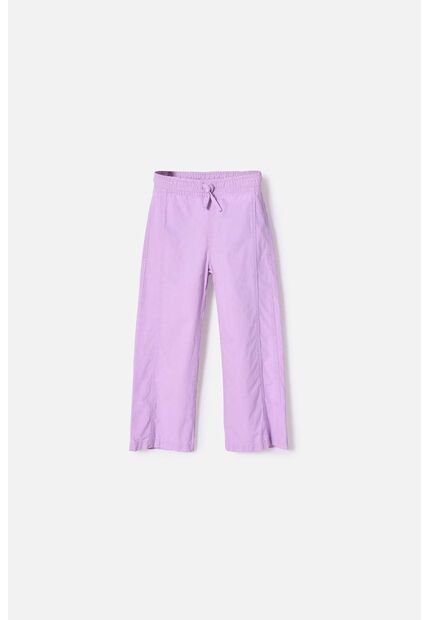 Jogger De Littlemic Con Cordón Lila Para Niña 2T A 5T 5T