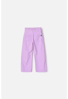 Jogger De Littlemic Con Cordón Lila Para Niña 2T A 5T 5T