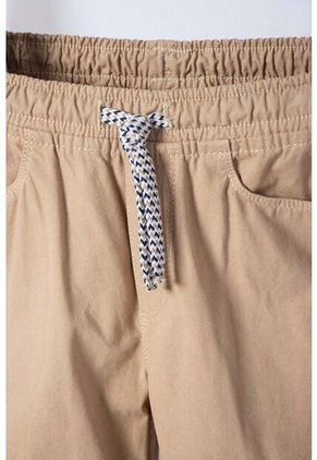 Jogger De Littlemic Con Cordón Caqui Para Niño 2T A 5T 3T