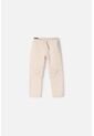 Jogger De Littlemic Con Cordón Almendra Para Niña 2T A 5T 3T de LittleMic