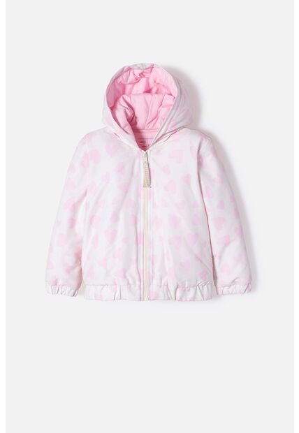 Chaqueta LittleMic Multicolor Con Cierre Frontal Para Niña 2T A 5T 3T