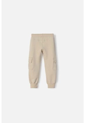Jogger De Littlemic Con Cordón Caqui Para Niño 2T A 5T 4T