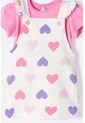 Vestido De Littlemic Tipo Jardinera Multicolor Para Bebé Niña 3-6 de LittleMic