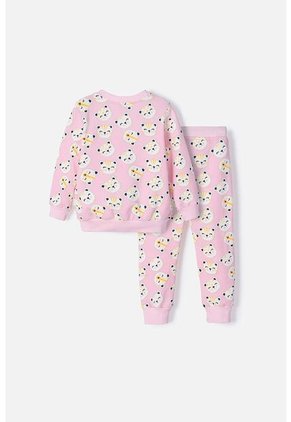 Conjunto De Littlemic Con Pantalón Largo Rosado Para Niña 2T A 6T 5T