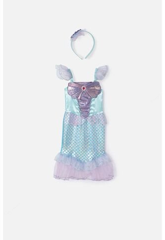 Disfraz Sirena De Littlemic Para Niña De 3T A 4T 3T LittleMic