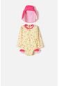 Vestido De Baño De Littlemic Con Gorro Multicolor Para Bebé Niña 12-18 de LittleMic